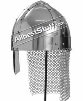 Light Weight Spangenhelm for LARP Events 20 Gauge Steel